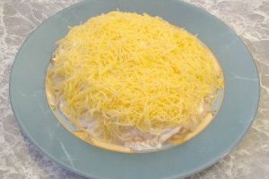 Салат "Черепаха" - приготовление