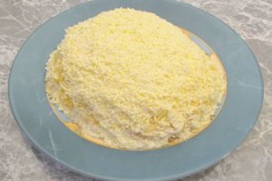 Салат "Черепаха" - приготовление