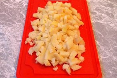 Салат «Футбол» - приготовление