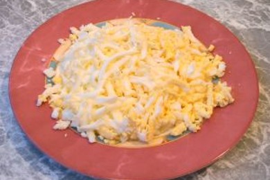 Салат «Футбол» - приготовление