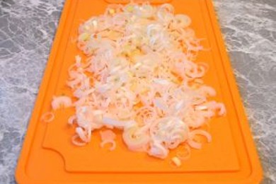 Салат «Футбол» - приготовление