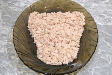 Салат "Бычок" - приготовление