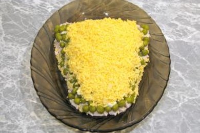 Салат "Бычок" - приготовление