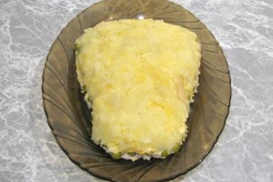 Салат "Бычок" - приготовление