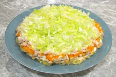 Салат «Весенний день» - приготовление