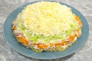 Салат «Весенний день» - приготовление