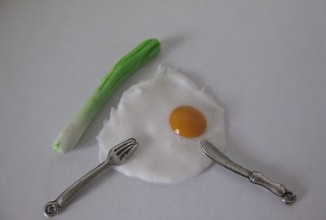 Глазунья на сале