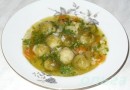 Суп из брюссельской капусты