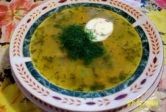 Манный суп постный