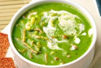 Суп с зеленым горошком