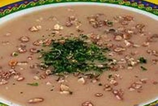 Суп постный с орехами