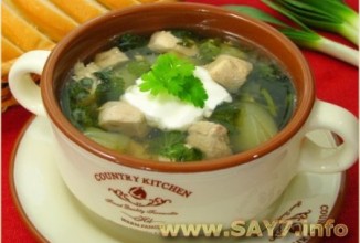 Суп с крапивой