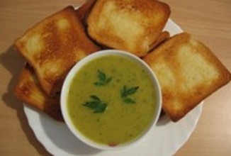 Суп-пюре из картофеля по-румынски