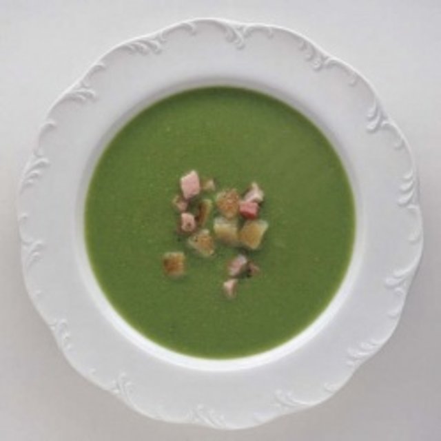 Суп из зеленого горошка