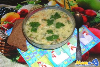 Похлебка с пшенной крупой