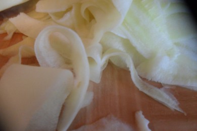 Острый кабачок с кунжутом - приготовление