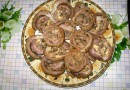 Рулет куриный с грибочками