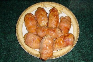  Фарш в куриных шкурка