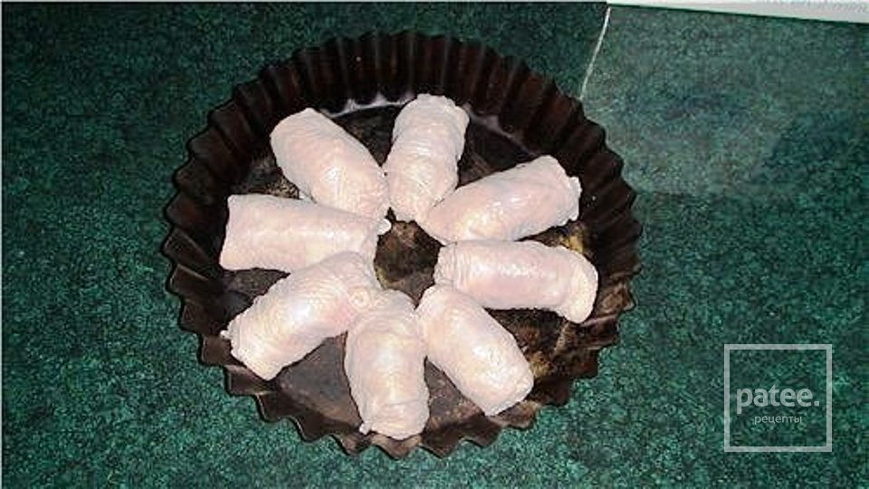 Фарш в куриных шкурка - Шаг 3