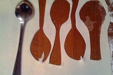 Ложки из слоеного теста - Шаг 1