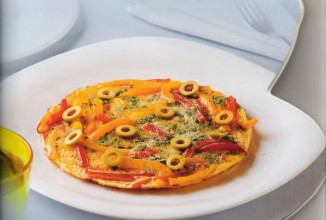 Яичница со сладким перцем