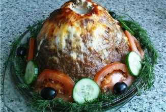  Запеканка "Вулкан"