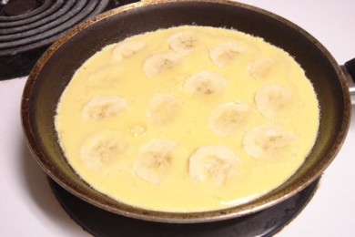 Рецепт Яичница с бананом