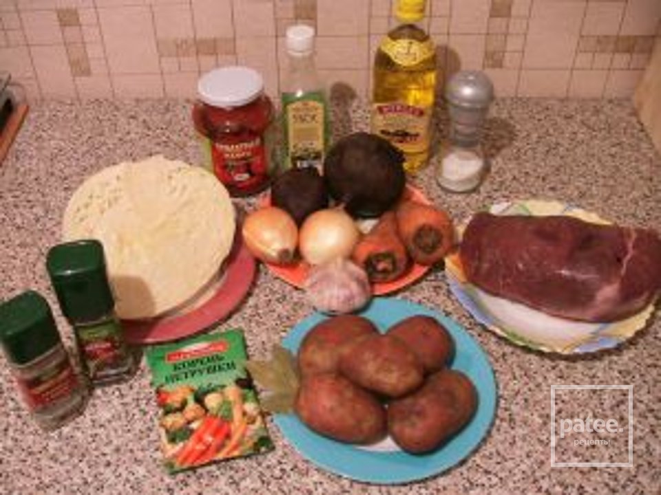 Любимый борщ - Шаг 1