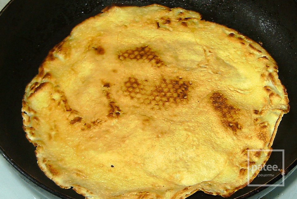 Салат с яичными блинчиками - Шаг 2