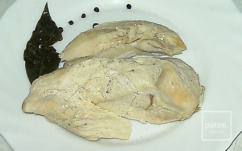 Салат с яичными блинчиками - Шаг 4