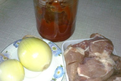 Гуляш без овощей - приготовление