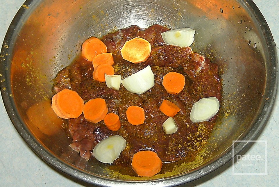 Болгарский перец фаршированный печенью - Шаг 3