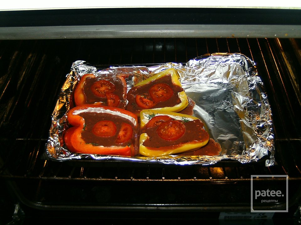 Болгарский перец фаршированный печенью - Шаг 6