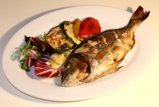 Дорада на гриле