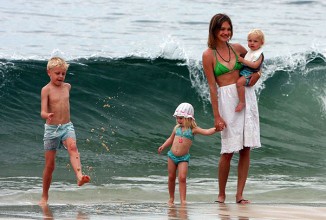 Наталья Водянова ждет четвертого ребенка