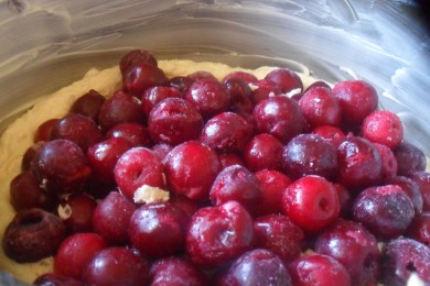 Венский пирог с вишней - приготовление