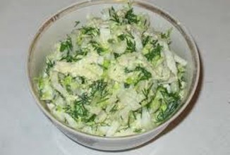 Салат с редькой