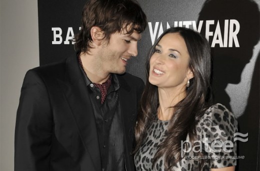 Эштон Катчер и Деми Мур