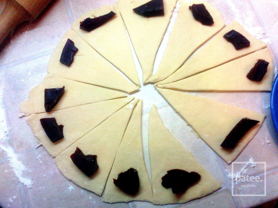 Рогалики с повидлом - Шаг 5