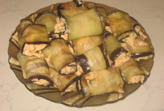 Рулеты из баклажан