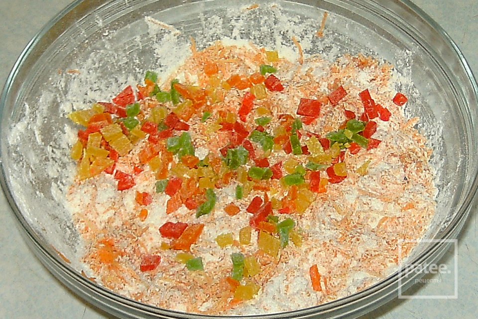 Морковные кексы с лимонно-творожным кремом - Шаг 4