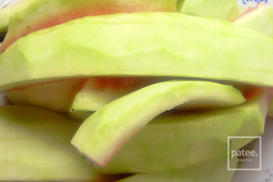 Цукаты из арбузных корок - Шаг 2