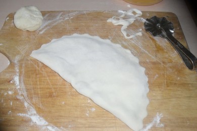 Чебуреки с бараниной - приготовление