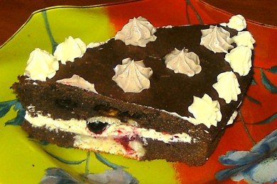 Рецепт Торт шоколадно-творожный