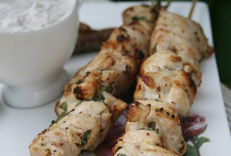 Шашлыки из куриной грудки