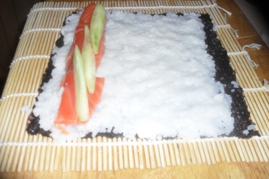 Роллы - приготовление