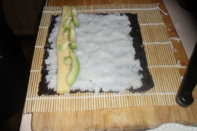 Роллы - приготовление