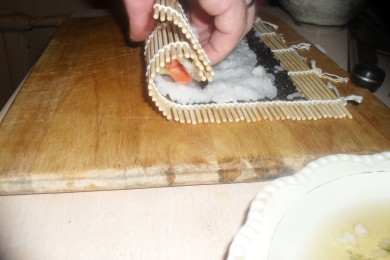 Роллы - приготовление