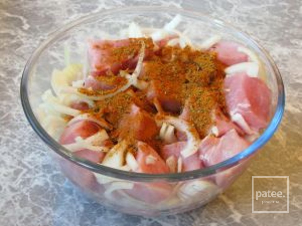 Шашлык в розовом соусе - Шаг 2