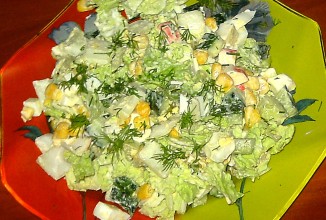 Салат с пекинской капустой
